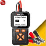 Sevgift Vıctor 3025A Dijital Akü Test Cihazı 12V / 24V | Cca, Soh ve Şarj Sistemi Testi - Siyah