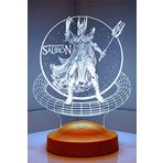 Sevgilambası 3D Yüzüklerin Efendisi Hediyesi Sauron 3 Boyutlu Led Lamba