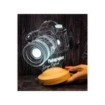 SEVGİLAMBASI Fotoğrafçı Hediyesi Gece Lambası Dslr Fotoğraf Makinesi 3d Led Lamba