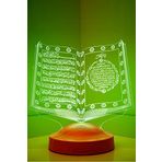 Sevgilambası Kuran-ı Kerim 3d Led Lamba