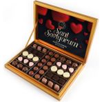 Sevgililer Günü Hediyesi Special Çikolata 480g (Gold Kutu) - Siyah