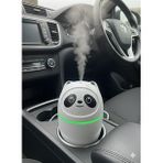 Sevgiliye Hediye Sevimli Panda Tasarımlı USBli Araç ve Ofis Tipi Hava Nemlendirici Buhar Makinesi (Sıcak Beyaz)