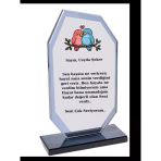 Sevgiliye Plaket - Kişiye Özel Plaket - Cam Plaket - Sevgililer Günü Plaketi