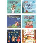 Sevginin Gücü + Küçük Meşe Palamudu + Annem Bir Melek + Babam Bir Dev + Büyükannem Bir Yıldız + Dedem Bir Şampiyon (Carl Norac) / 6 Kitap Çocuk Masal Kitabı Seti
