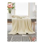SEVHOME CONCEPT Krem Wellsoft Ultra Yumuşak Battaniye