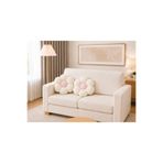 SEVHOME CONCEPT Soft Peluş Papatya Kırlent Dekoratif Yıkanabilir