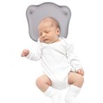 Sevi ART-155 Gri Bebe Düz Kafa Yastığı Kafa Şekillendirici Yastık