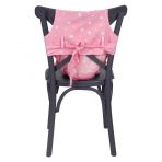 Sevi Bebe ART-152 Pembe Yıldız Kumaş Mama Sandalyesi