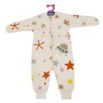 Sevi Bebe ART-307 Uzay Desen Organik Müslin Uyku Tulumu