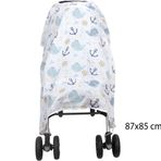 Sevi Bebe ART-315 Pano Baskılı Müslin Bebek Arabası Örtüsü