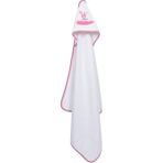 Sevi Bebe Bebek Banyo Havlusu Pembe Kenar
