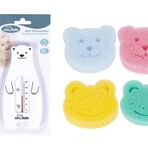 Sevi Bebe Bebek Banyo Seti(Banyo Şapkası+Banyo Derecesi+Banyo Süngeri+Kavramalı Makas)