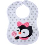 Sevi Bebe Cırtlı Havlu Penguen Mama Önlüğü