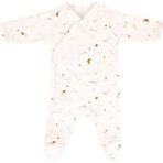 Sevi Bebe Desenli Prematüre Pijama Tulumu 6945 - Krem