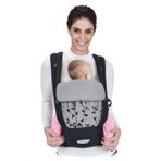 Sevi Bebe Gri Lüks Oturaklı Bebe Kanguru