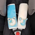 Sevi Bebe Mavi Oto Koltuğu Kemer Kılıfı