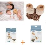 Sevi Bebe Mommyslab Sevi Kiraz Çekirdekli Patik+ Kiraz Çekirdekli Bebek Krem - Renkli