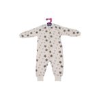 Sevi Bebe Organik Müslin Uyku Tulumu, Gri Yıldız, 3 Yaş, Unisex