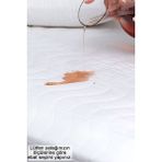 Sevilya Kapitone Fitted Su Geçirmez Sıvı Geçirmez Yatak Koruyucu Yatak Alezi - 150 x 200 cm - Beyaz