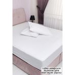 Sevilya Kapitone Fitted Su Geçirmez Sıvı Geçirmez Yatak Koruyucu Yatak Alezi - 60 x 120 cm - Beyaz