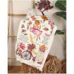 Sevilya Saçaklı Mutfak Havlusu Modeli Baskılı Kadife Mutfak Havlusu 3'lü - 40 x 60 cm - Arges Sarı
