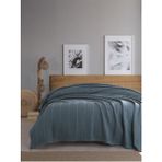 SEVİM %100 Pamuk, Çift Kişilik Waffle Pike 210x230 cm – İndigo - Indigo