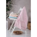 Sevim 6'lı Set Jakarlı Kadife Etamin Aralı Havlu- Yumuşak ve Şık Tasarım - 50x90 cm - Renkli - 50 x 90 cm