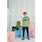 Sevim Erkek Çocuk Kısa Kol Yeşil Pijama Takım C5T6N68 YEŞİL 128