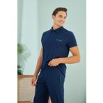 Sevim Erkek Kısa Kol Lacivert Pijama Takım C8T7N49 LACİVERT M