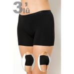 Sevim Kadın Şort Nefes Alabilir Kumaşla İz Yapmaz Tasarım 95% Viskon 5% Elasten - XL - Siyah