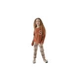 Sevim Kız Çocuk Uzun Kol Kiremit Pijama Takımı C8T5N6O5 KİREMİT 116/5-6 YAŞ