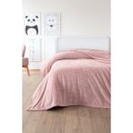 Sevim Tek Kişilik Wellsoft Battaniye - Yumuşak, Polar, Peluş Battaniye - 160X210 cm - 160 x 210 cm - Pudra
