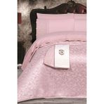 Sevim Tivoli 8 Parça Çeyizlik Set- Havlulu Şönil Pike Takımı- Gelin Seti-Nirvana - Pudra - 240 x 260 cm