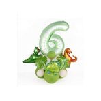 Sevimli 3 Lü Dinazor Rakam Folyolu Balon Set, 6