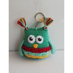 Sevimli Baykuş Amigurumi Organik Anahtarlık Oyuncak