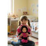 Sevimli Bebek Yüzlü Arı Peluş Oyuncak Arı Kostümlü Bebek 25 Cm - Yumuşak Uyku Arkadaşı Hediyelik Pembe