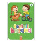 Sevimli Boyama Yeşil - Altın Kitaplar Komisyon
