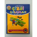 Sevimli Çizgi Çalışması Çiz Tamamla Boya