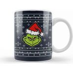Sevimli Grinch Desenli Porselen Kupa, Noel Temalı ve Sıcacık Tasarım - Seçenek 1