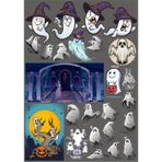 Sevimli Hayalet Sticker Set 28 Parça Telefon, Tablet, Defter, Laptop Sticker