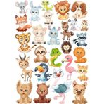 Sevimli Hayvanlar Alemi Sticker Set 1 27 Parça Telefon, Tablet, Defter, Laptop Sticker