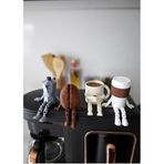 Sevimli Kahve Köşesi Biblo Seti - 4 Parça Sunum Seti - Moka Pot - Kahve Bardağı - Dekoratif Objeler