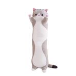 Sevimli Karikatür Kedi Şekilli Bebek Oyuncak Peluş Oyuncak Uyku Uzun Atmak Yastık Dekoratif Hediye