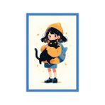 Sevimli Kedi Tasarımlı Dekoratif Hediye Not Kartları & Karpostallar | 10X15 cm