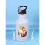 Sevimli Kediler Matara Suluk 600 ml - Çocuk Suluk Matara, Çocuk Su Matarası