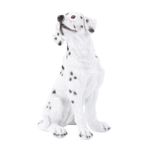 Sevimli Köpek Heykeli Reçine Su Yalıtımı Hayata Dönüş Görünüm Masa Masası Süsleme Evcil Hayvan Tutkunları İç Mekan Dış Mekan Dekoru (Benekli köpek)