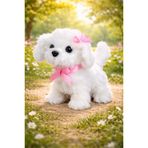 Sevimli Köpek Maltese – Sesli ve Hareketli Pelüş Oyuncak