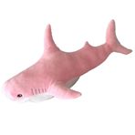 Sevimli Köpekbalığı Peluş Oyuncak 45cm, Yumuşak Kumaş, Karikatür Tasarım, Rahat Yastık Yastık Bebek, Sevgililer Günü, Noel, Doğum Günleri Için İdeal (Pembe)