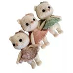 Sevimli Minnoş Ayıcıklar Amigurumi Organik Oyuncak