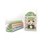 Sevimli Panda Ayraçlı Mini Not Defteri (9X14,5 Cm) - Şirin Panda